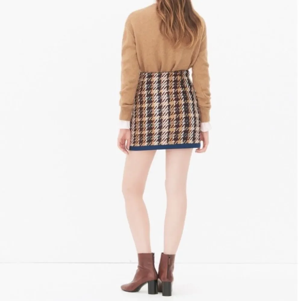 Sandro “Nasty” tweed mini skirt 2/US M - Picture 4 of 7